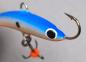 Preview: Balance Jig Hopeakala, Farbe: Blue Black-Dot Orange UV33B, 15 Gramm, Länge: 6,5 cm von The Finnish Lure Company (Jarmo Rapala)